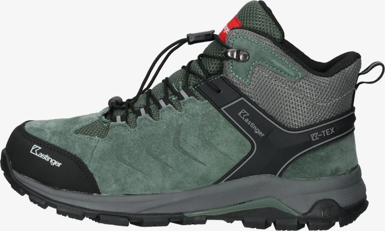 Kastinger Laarzen Veterlaarzen Dames Donkergroen / Zwart - Afbeelding 2