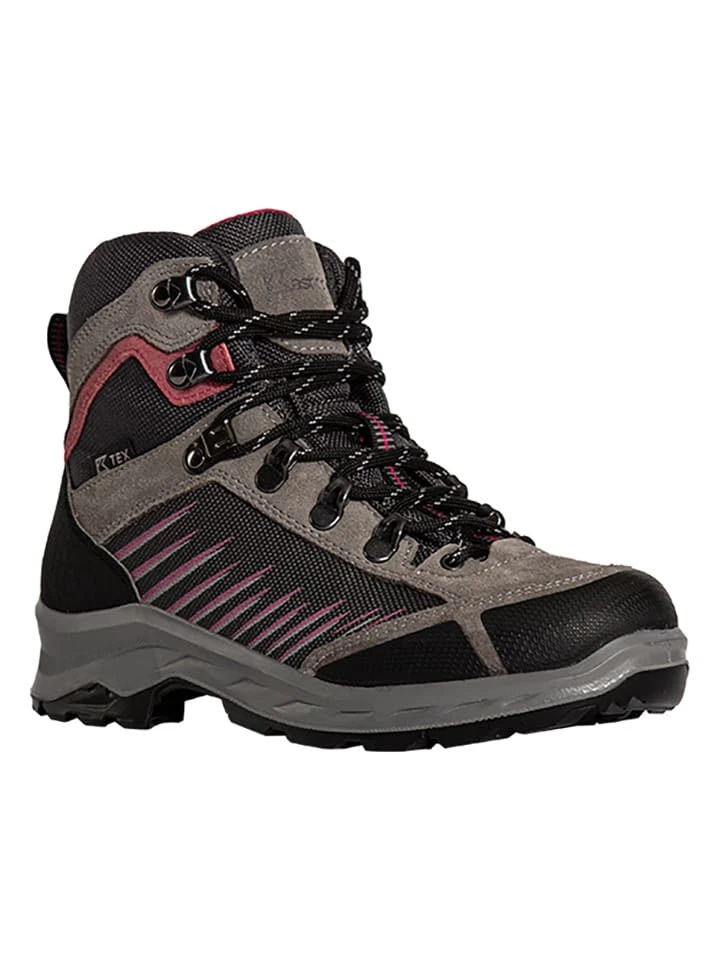Kastinger Leren Wandelboots "Rontaan" Grijs/roze - Afbeelding 2