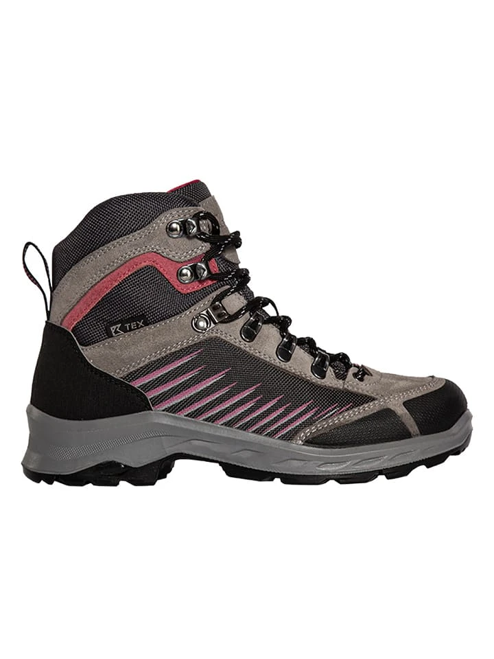 Kastinger Leren Wandelboots "Rontaan" Grijs/roze